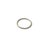 Gold filled simple stacking ring 1mm band by Megan Collins Jewellery