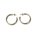 The Sara hoops by MeganCollinsJewellery, inspired by the symbolism of the circle which has represented eternity since ancient times.