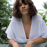 Wearing the Valerie Necklace by Megan Collins Jewellery is an invitation to embrace your own inner ability to grow and change. Let it be a symbol of your willingness to explore new horizons, broaden your perspective, and challenge yourself to become the best version of yourself.