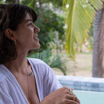 The Sara hoops by MeganCollinsJewellery, inspired by the symbolism of the circle which has represented eternity since ancient times.