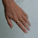 Violaine Wavey Domed Ring