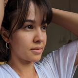 The Sara hoops by MeganCollinsJewellery, inspired by the symbolism of the circle which has represented eternity since ancient times.