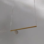 The Scandinavian inspired Drop necklace by Megan Collins Jewellery