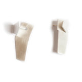 Ear Jacket Aike minimalist layered geometric handmade silver earrings- Megan Collins Jewellery