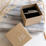 Double line geometric architectural ring MeganCollinsJewellery