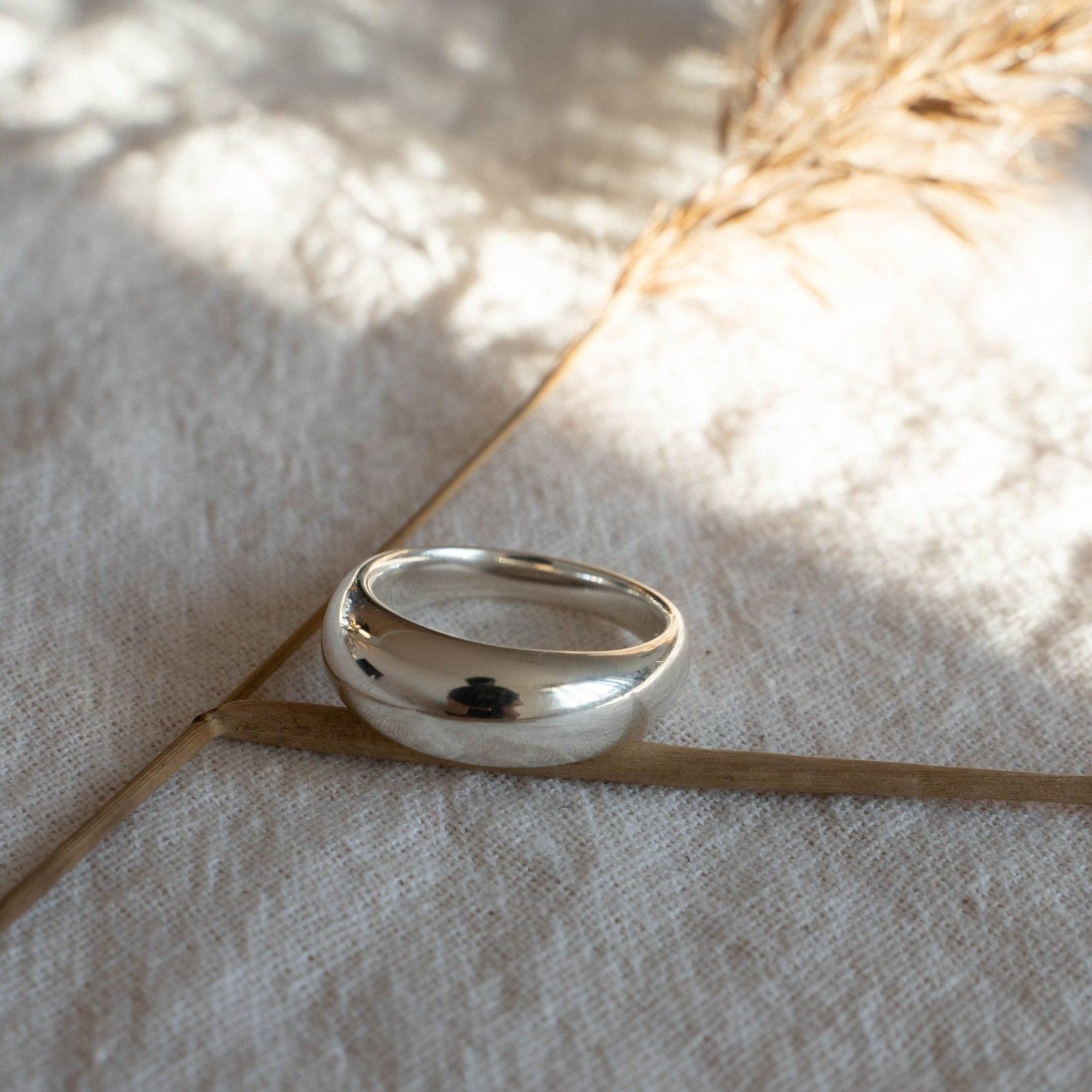 Unleash your inner strength with the Juliette ring by Megan Collins Jewellery, a chunky and empowering ring that embodies your bold femininity.