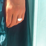 Ora half circle ring by Megan Collins Jewellery