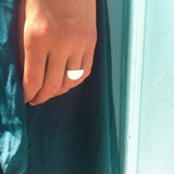 Ora half circle ring by Megan Collins Jewellery