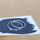 Delicate sterling silver Stacking ring - MeganCollinsJewellery