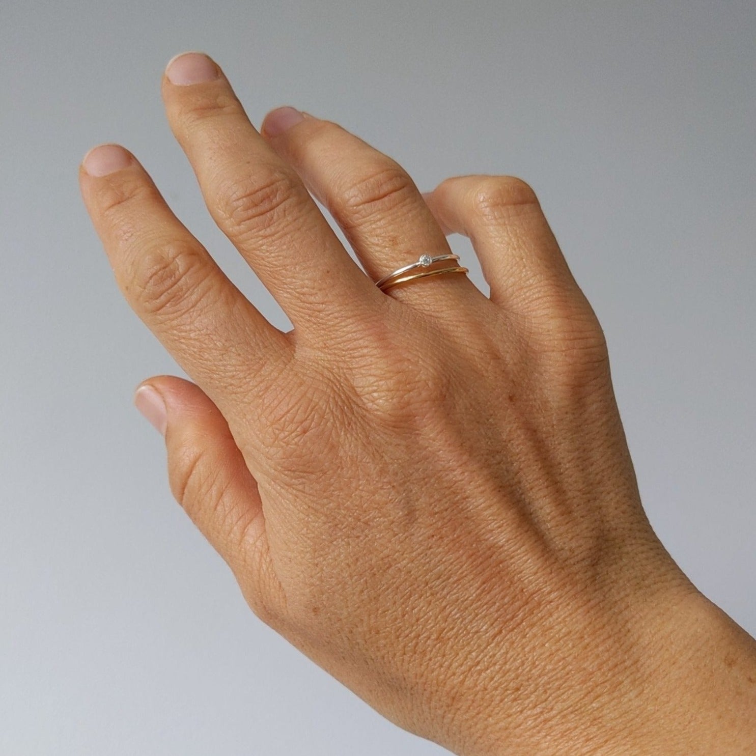 Delicate Gold filled Stacking ring - MeganCollinsJewellery