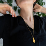 Wearing the Valerie Necklace by Megan Collins Jewellery is an invitation to embrace your own inner ability to grow and change. Let it be a symbol of your willingness to explore new horizons, broaden your perspective, and challenge yourself to become the best version of yourself.