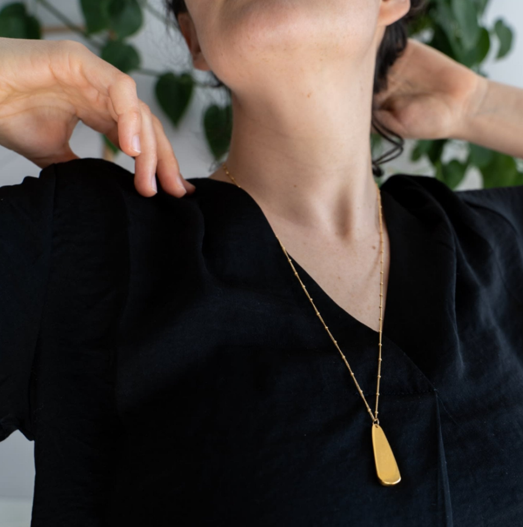Wearing the Valerie Necklace by Megan Collins Jewellery is an invitation to embrace your own inner ability to grow and change. Let it be a symbol of your willingness to explore new horizons, broaden your perspective, and challenge yourself to become the best version of yourself.