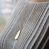 Wearing the Valerie Necklace by Megan Collins Jewellery is an invitation to embrace your own inner ability to grow and change. Let it be a symbol of your willingness to explore new horizons, broaden your perspective, and challenge yourself to become the best version of yourself.