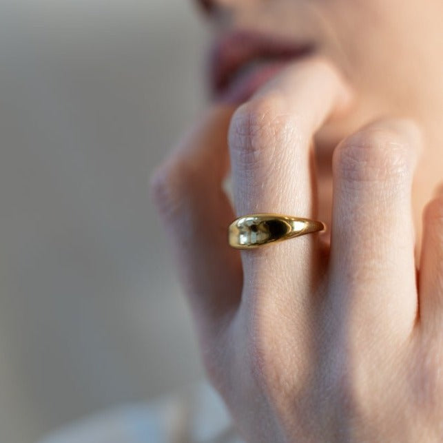 The Violaine by MeganCollinsJewellery that beautifully captures the essence of letting go and trusting the flow of life.