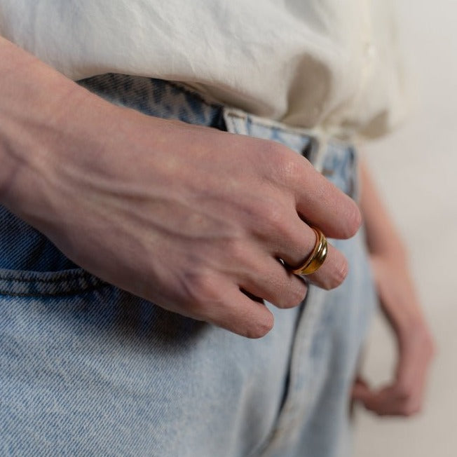 The Violaine by MeganCollinsJewellery that beautifully captures the essence of letting go and trusting the flow of life.