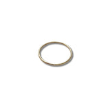Gold filled simple stacking ring 1mm band by Megan Collins Jewellery