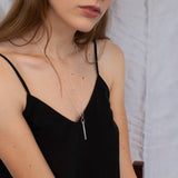 Geometric line Ray necklace by Megan Collins Jewellery