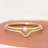 Delicate Gold filled Stacking ring - MeganCollinsJewellery