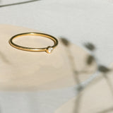 Delicate Gold filled Stacking ring - MeganCollinsJewellery